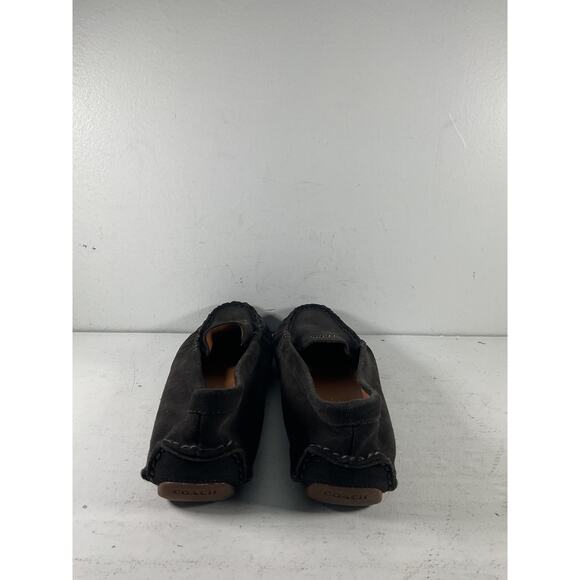 Coach Black Leather Casual Driver Loafers Women's Size 7.5B Preowned - Picture 4 of 9